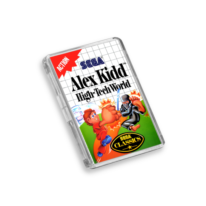 Alex Kidd in High-Tech World Master System-Inspired Magnet