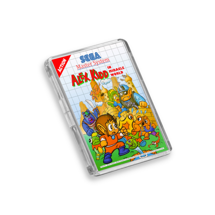 Alex Kidd in Miracle World Master System-Inspired Magnet