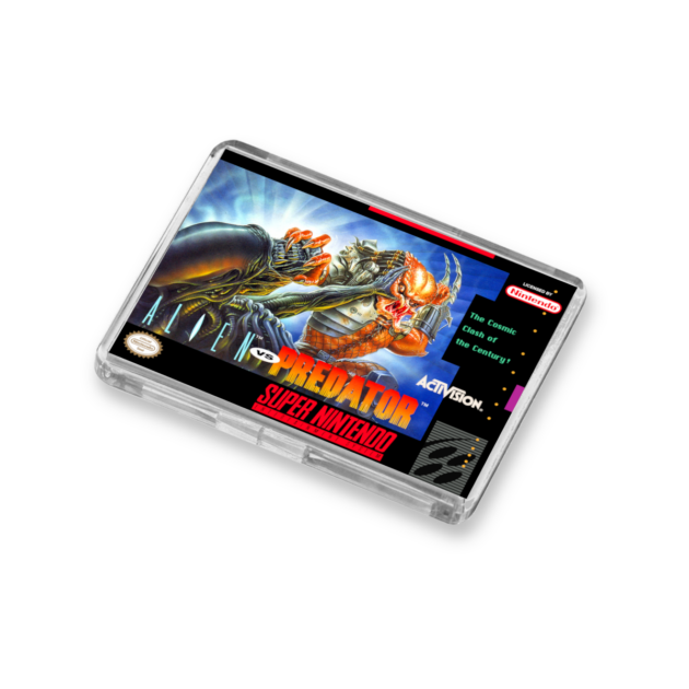 Alien vs Predator SNES-Inspired Magnet