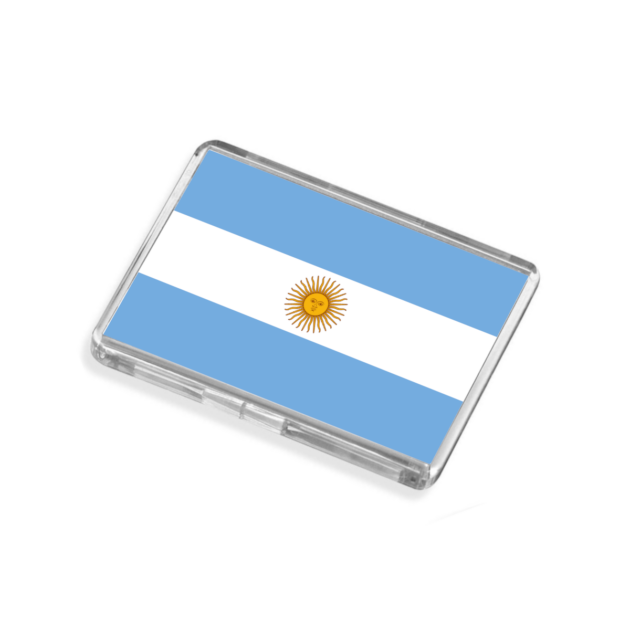 Argentina Flag-Inspired Magnet