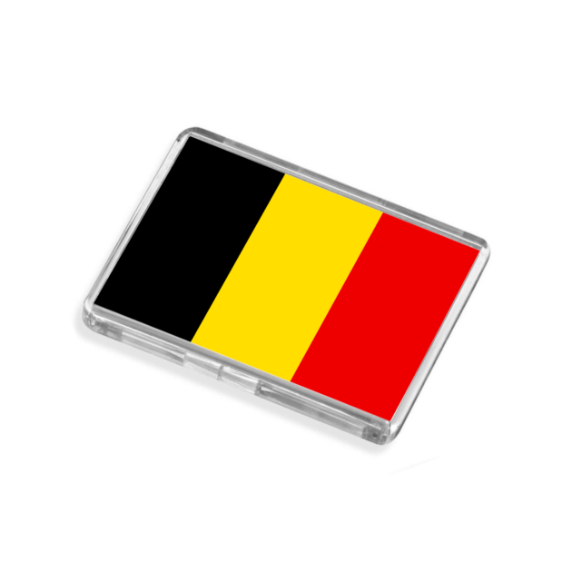 Belgium Flag-Inspired Magnet