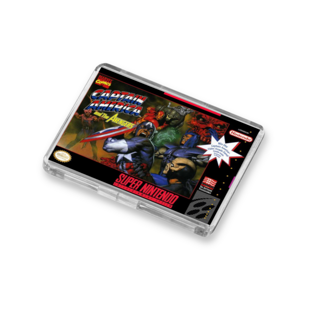 Captain America and the Avengers SNES-Inspired Magnet