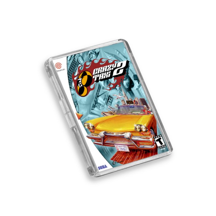 Crazy Taxi 2 Magnet - Sega Dreamcast-Inspired Fridge Magnet - Image 4