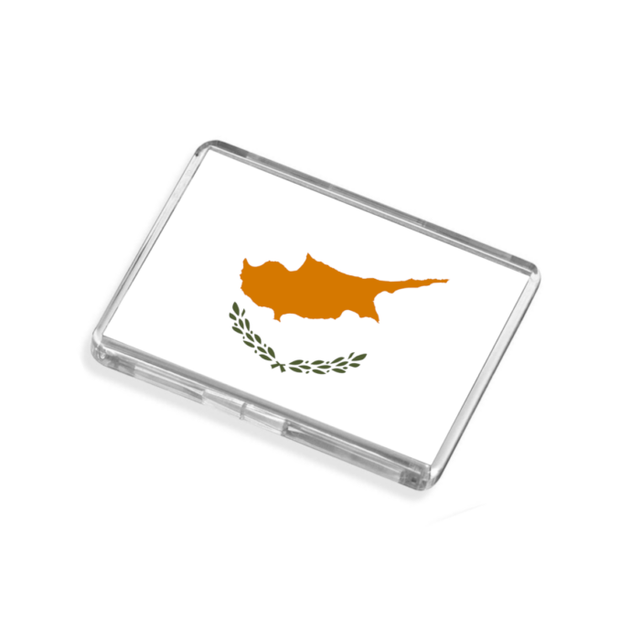 Cyprus Flag-Inspired Magnet