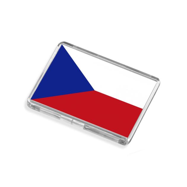 Czech Republic Flag-Inspired Magnet