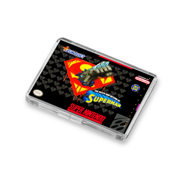 Death and Return of Superman SNES-Inspired Magnet