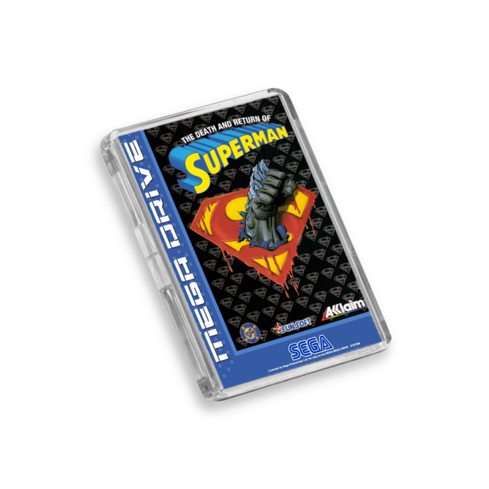 The Death and Return of Superman Mega Drive-Inspired Magnet