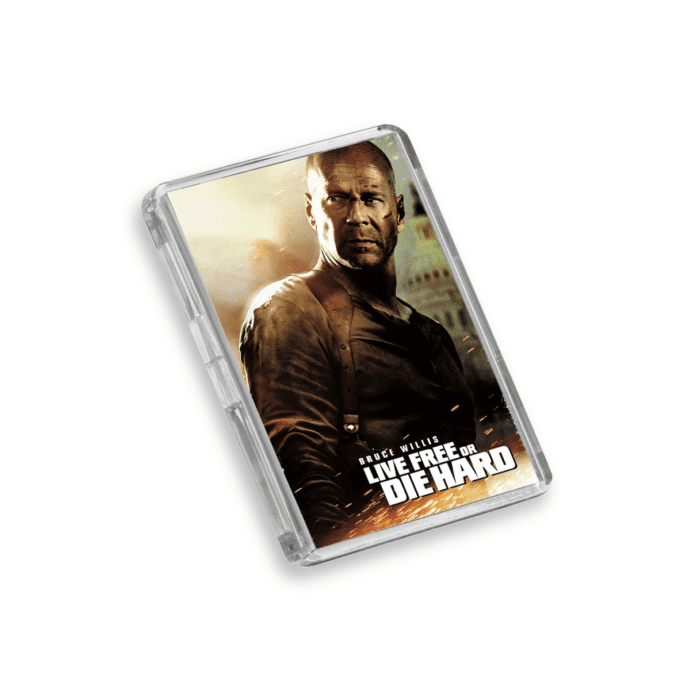 Live Free or Die Hard Movie-Inspired Magnet