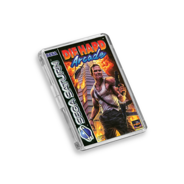Die Hard Arcade Saturn-Inspired Magnet