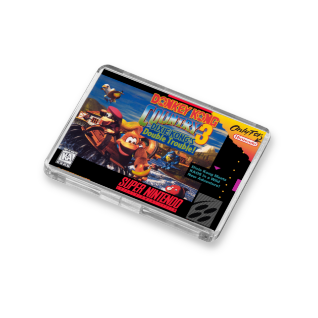 Donkey Kong Country 3 SNES-Inspired Magnet