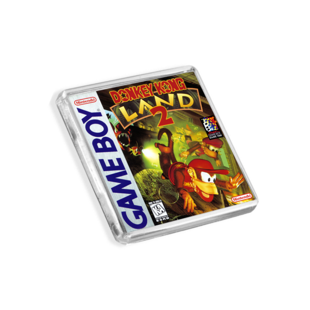 Donkey Kong Land 2 Game Boy-Inspired Magnet