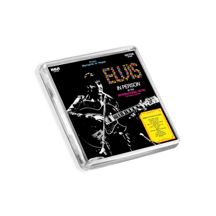 Elvis Presley - From Memphis to Vegas Music-Inspired Magnet