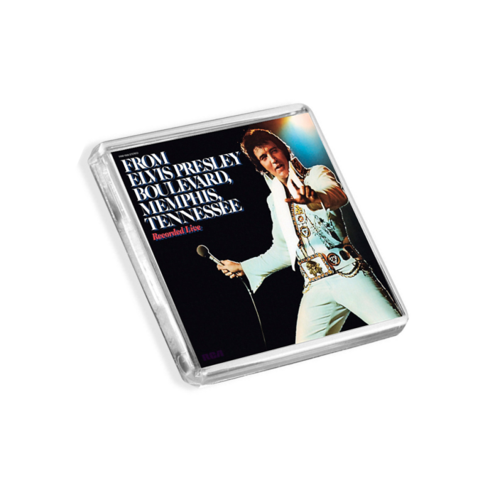 Elvis Presley - From Elvis Presley Boulevard Music-Inspired Magnet