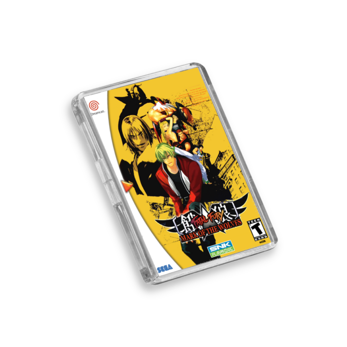 Fatal Fury Mark of the Wolves Dreamcast-Inspired Magnet