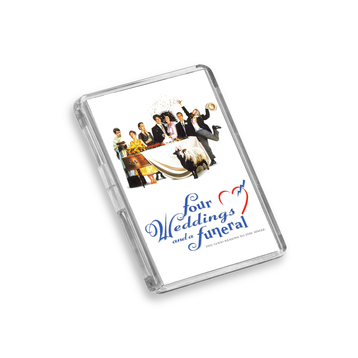Four Weddings and a Funeral Movie-Inspired Magnet