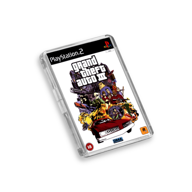 Grand Theft Auto GTA III PS2-Inspired Magnet