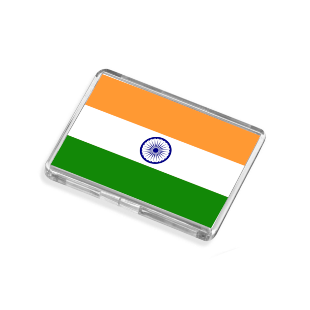 India Flag-Inspired Magnet