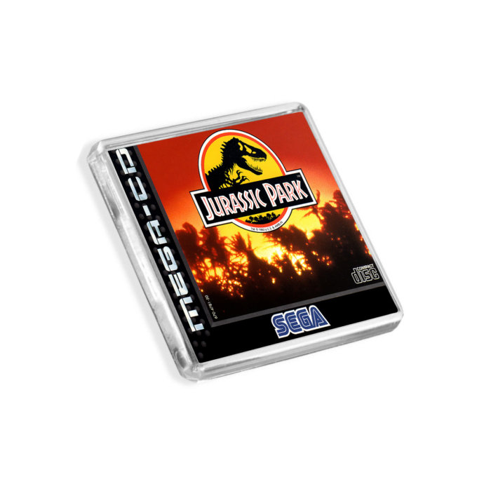 Jurassic Park Mega CD-Inspired Magnet