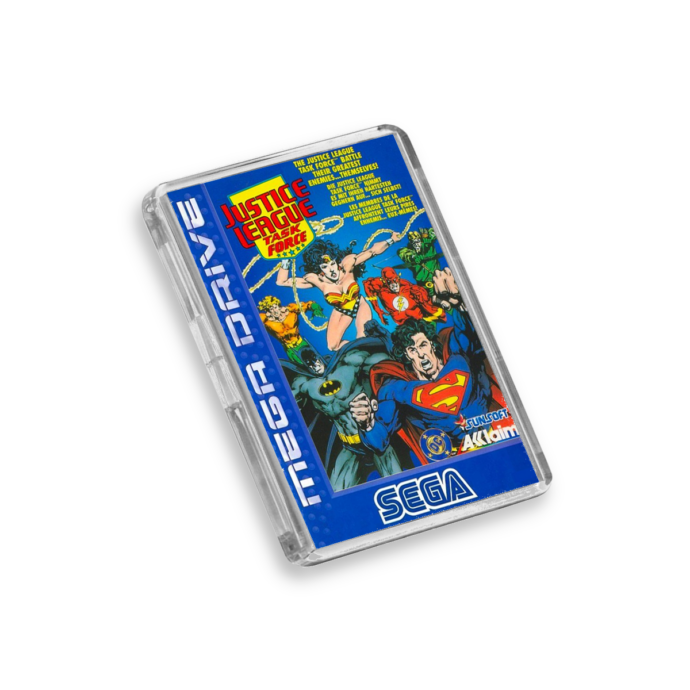 Justice League Task Force Mega Drive-Inspired Magnet