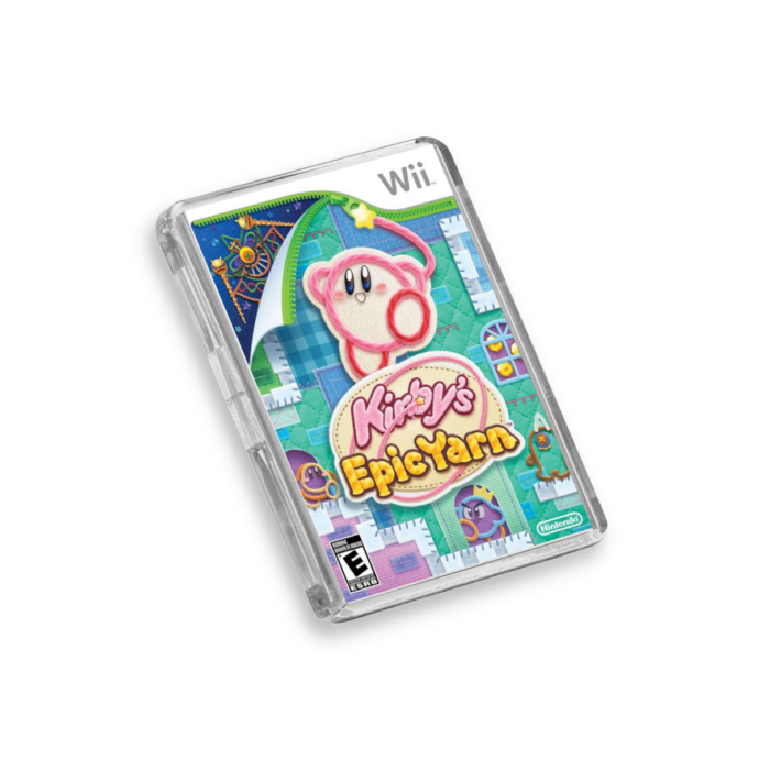 Kirby's Epic Yarn Wii-Inspired Magnet