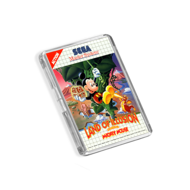 Land of Illusion Master System-Inspired Magnet