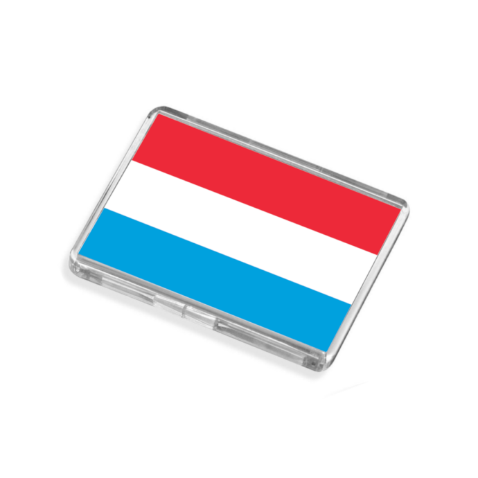 Luxembourg Flag-Inspired Magnet