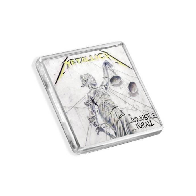 Metallica - And Justice For All Album Cover-Inspired Music Fridge Magnet