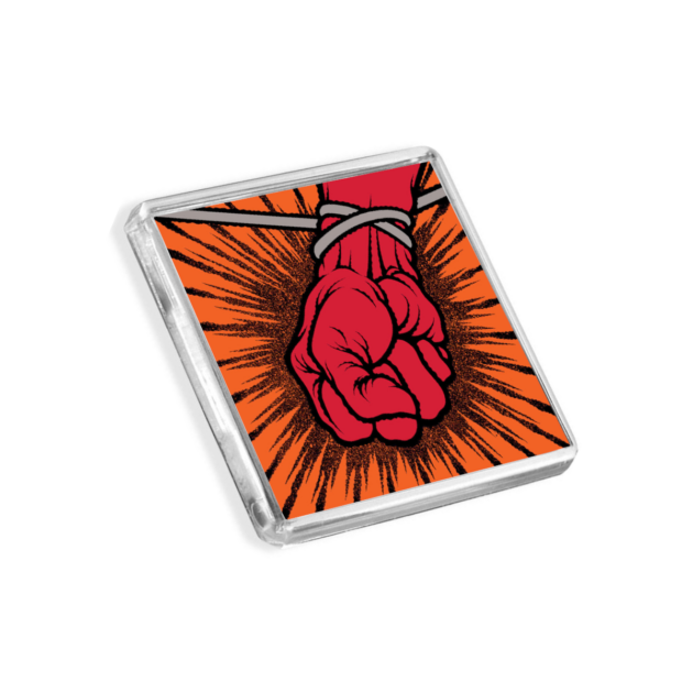 Metallica - St. Anger Album Cover-Inspired Music Fridge Magnet