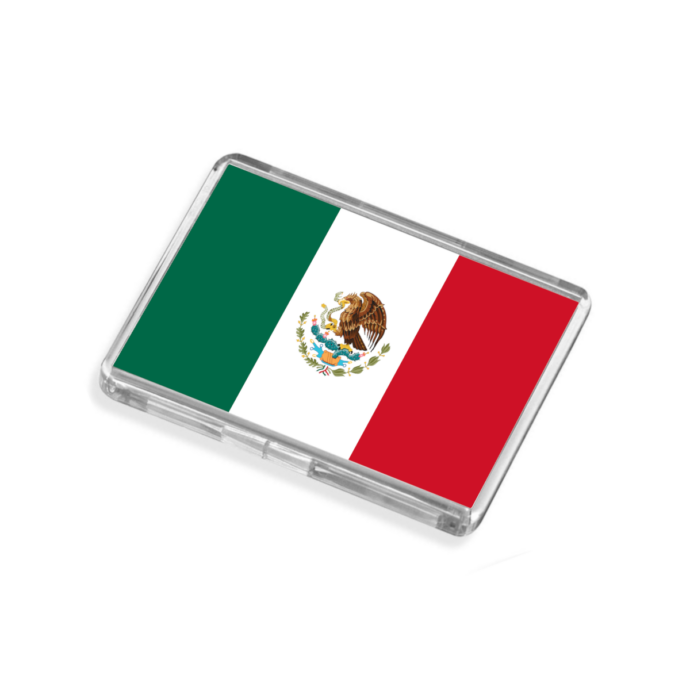 Mexico Flag-Inspired Magnet
