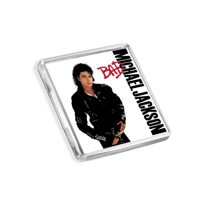 Michael Jackson - Bad Music-Inspired Magnet