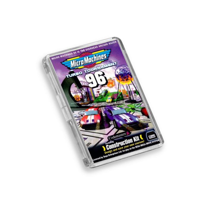 Micro Machines Turbo Tournament '96 Mega Drive-Inspired Magnet