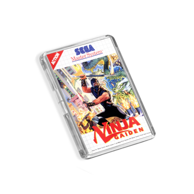 Ninja Gaiden Master System-Inspired Magnet
