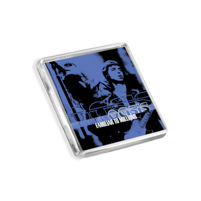 Oasis - Familiar to Millions Album Cover-Inspired Music Fridge Magnet