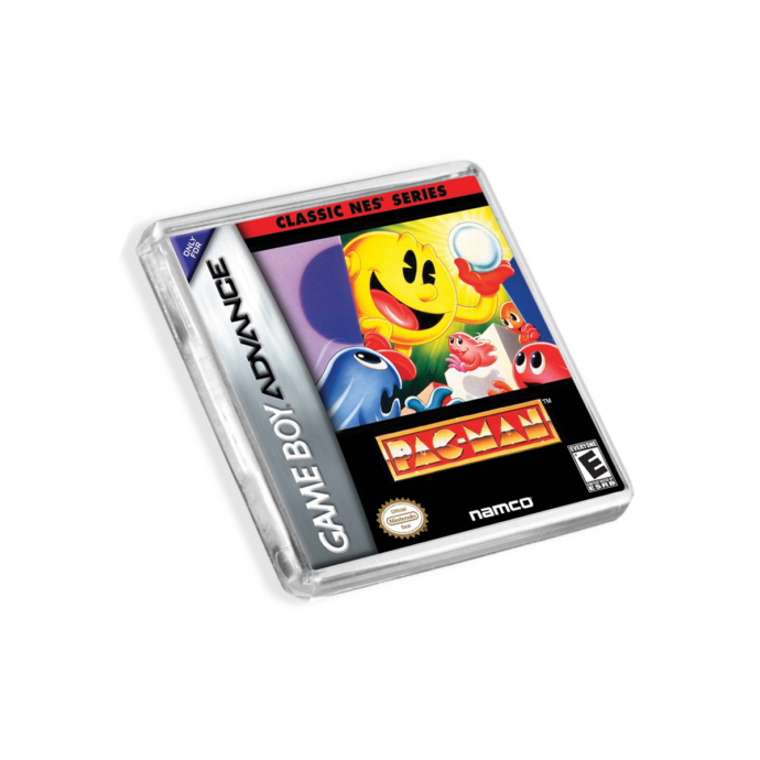 Pac-Man Game Boy Advance-Inspired Magnet