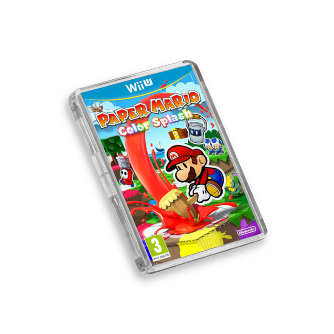 Paper Mario Color Splash Wii-U-Inspired Magnet
