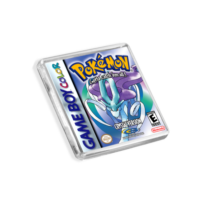 Pokemon Crystal Game Boy-Inspired Magnet