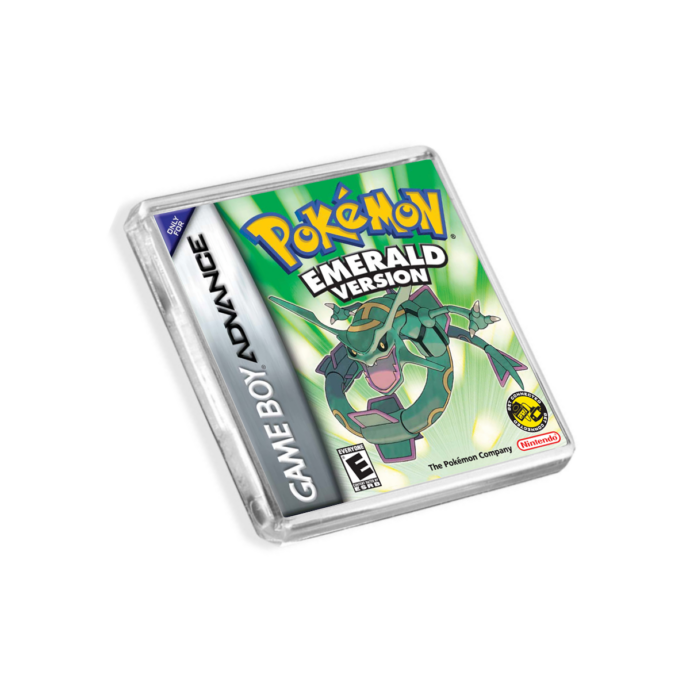 Pokemon Emerald Game Boy Advance-Inspired Magnet