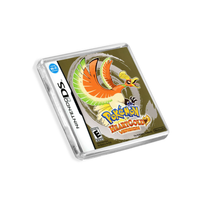 Pokemon Heart Gold Nintendo DS-Inspired Magnet