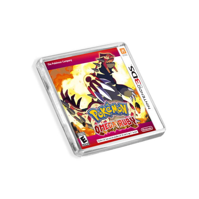 Pokemon Omega Ruby Nintendo 3DS-Inspired Magnet
