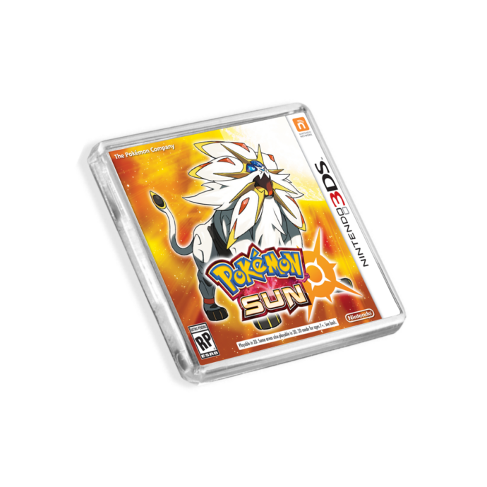 Pokemon Sun Nintendo 3DS-Inspired Magnet
