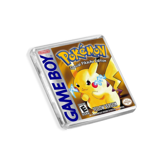 Pokemon Yellow Game Boy-Inspired Magnet