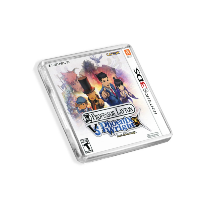 Professor Layton vs. Phoenix Wright Nintendo 3DS-Inspired Magnet