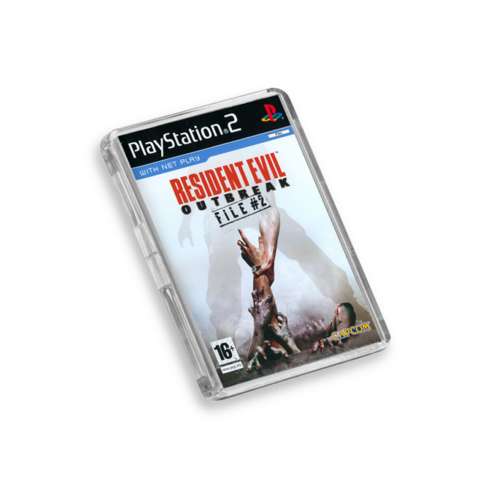 Resident Evil Outbreak File #2 PS2-Inspired Magnet