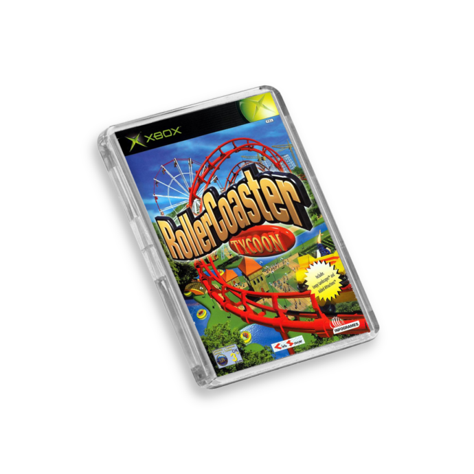 Rollercoaster Tycoon Xbox-Inspired Magnet