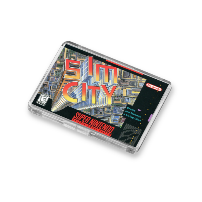 Sim City SNES-Inspired Magnet