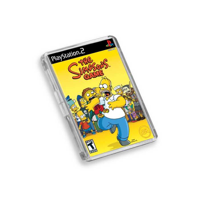 The Simpsons Game PS2-Inspired Magnet