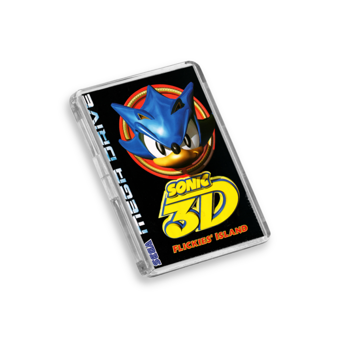 Sonic 3D Flickies' Island Mega Drive-Inspired Magnet