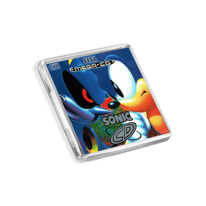 Sonic CD Mega CD-Inspired Magnet