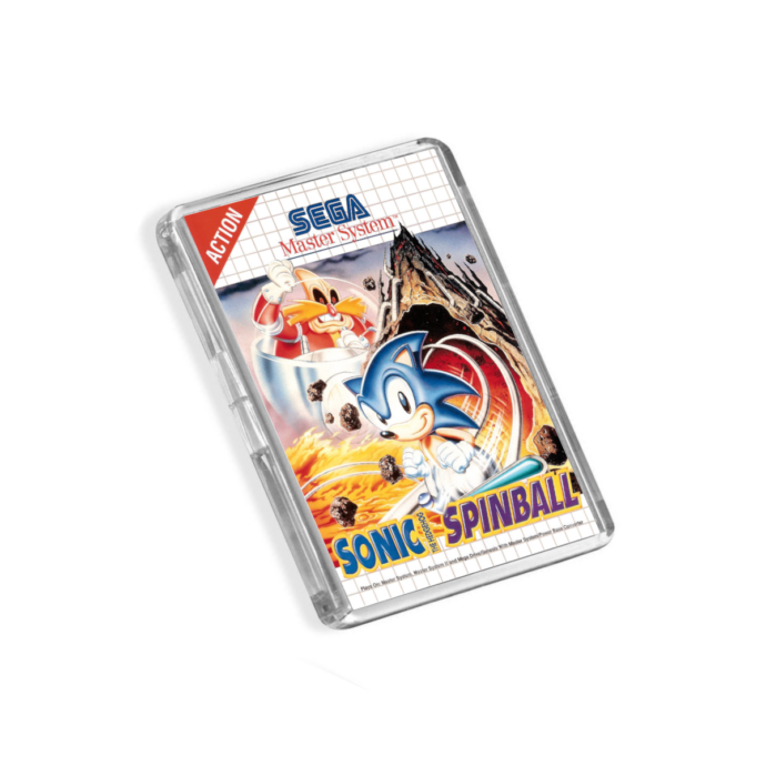 Sonic Spinball Master System-Inspired Magnet