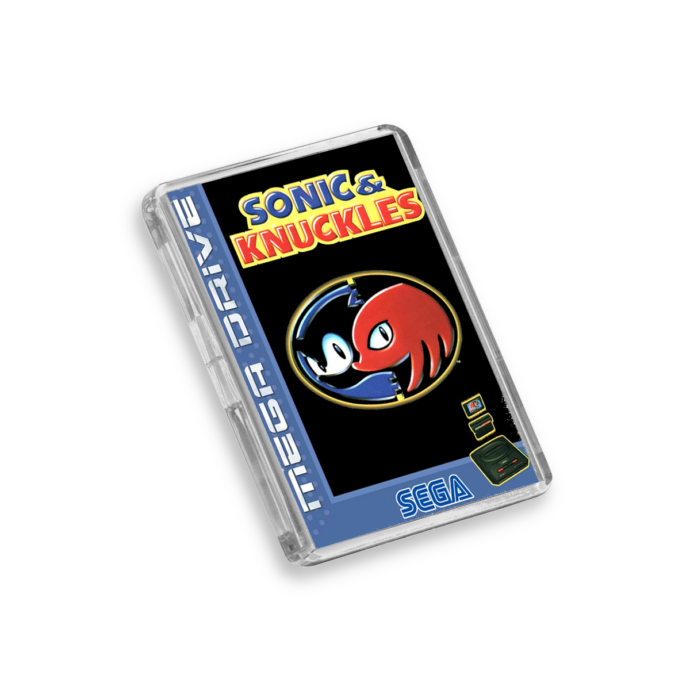 Sonic and Knuckles Mega Drive-Inspired Magnet